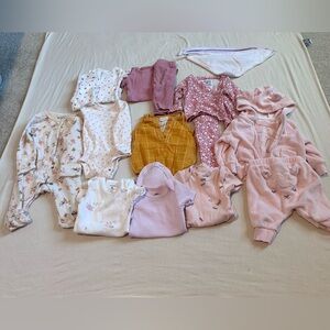 Carter's Pink and Yellow Kids Matching Sets